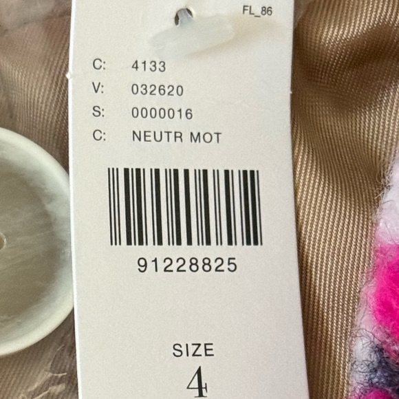 Vilagallo Multicolor Geometric wool Jacket - new - Picture 7 of 8